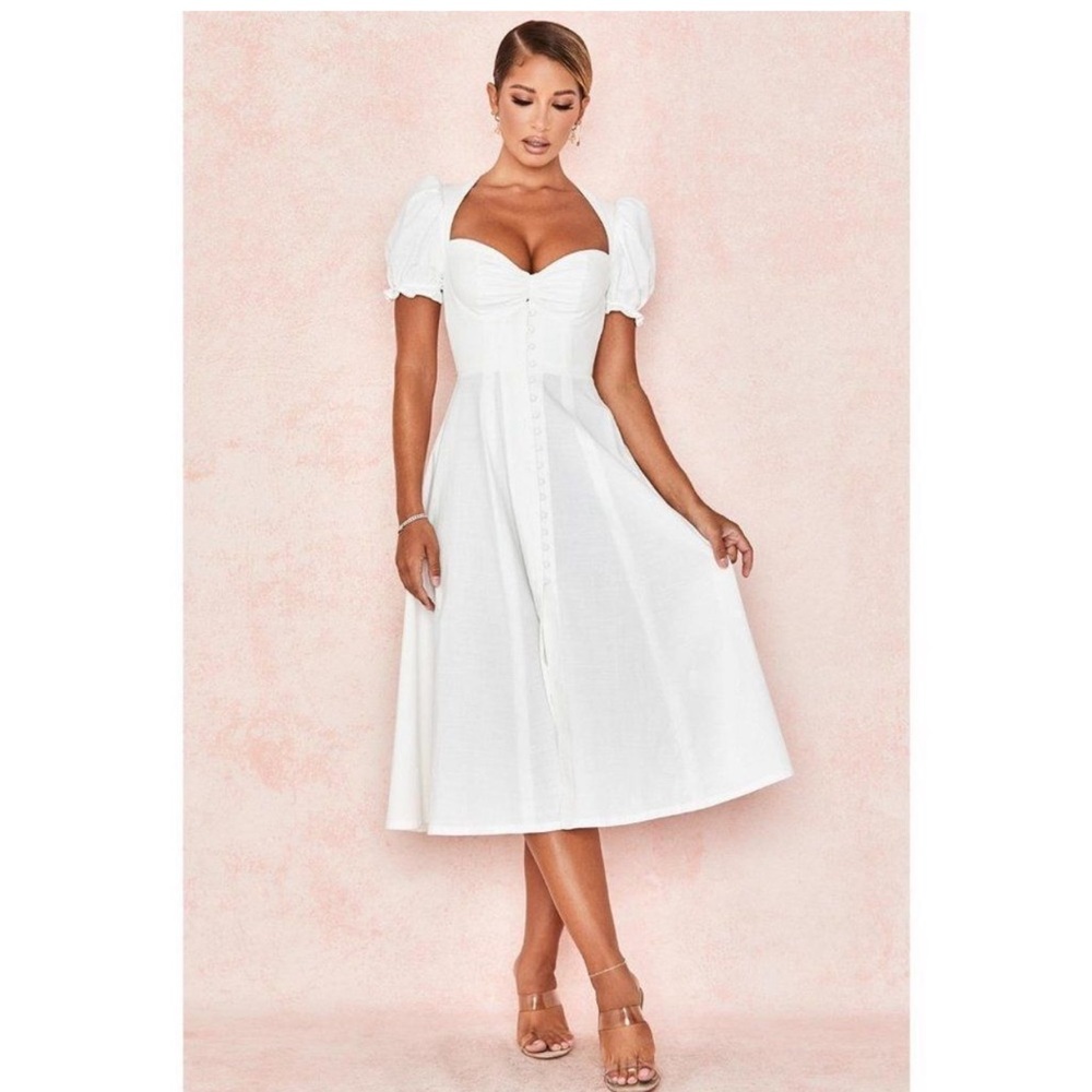NWT House of CB White Ellery Dress